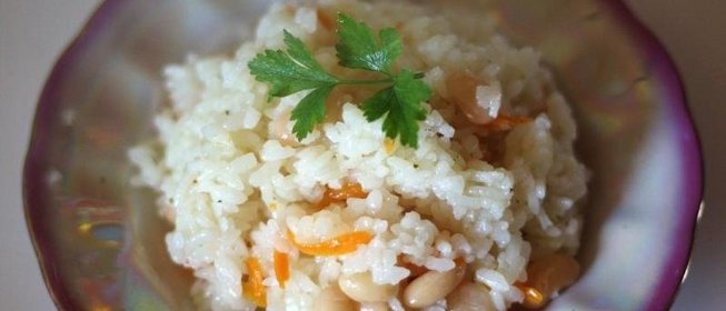 Плов с фасолью