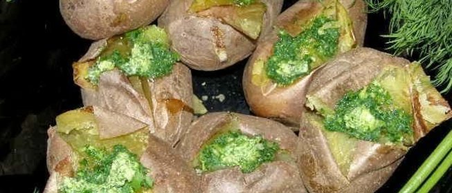 Запеченный картофель в мундире