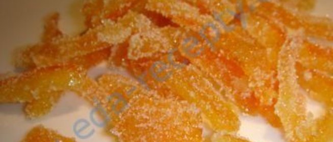 Цукаты из моркови