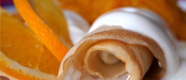 Блины с маскарпоне