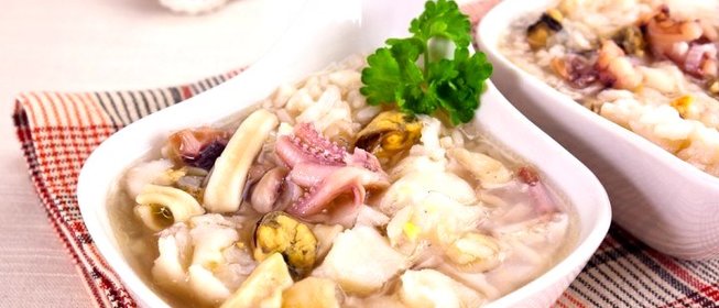 Суп с морепродуктами