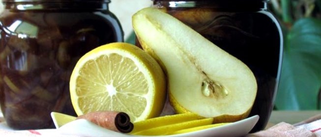 Варенье из груш с лимоном