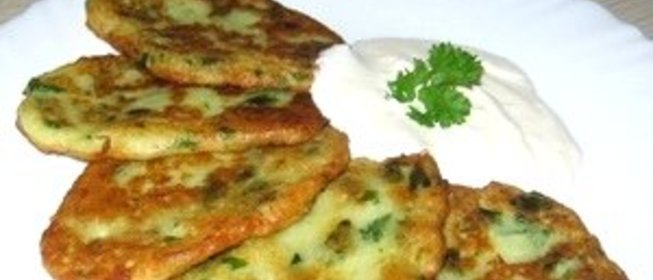 Блинчики из кабачков с фаршем