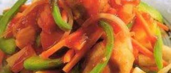 Кисло-сладкая свинина по-китайски