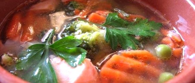 Уха с брокколи