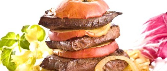 Закуска из печени, яблок и лука