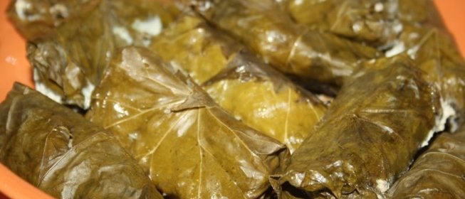 Долма с филе морского окуня