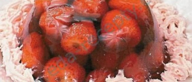 Желе из клубники