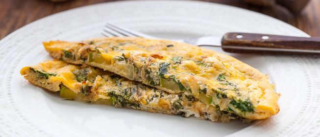 Омлет с овощами