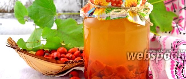 Компот из шиповника на зиму