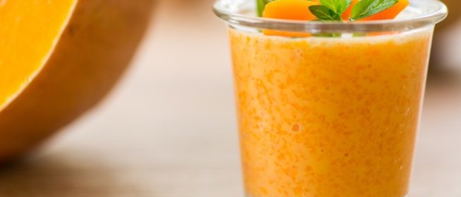 Тыквенно-молочный коктейль