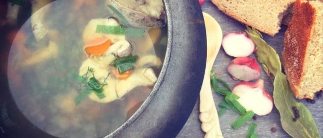 Уха из щуки по-деревенски