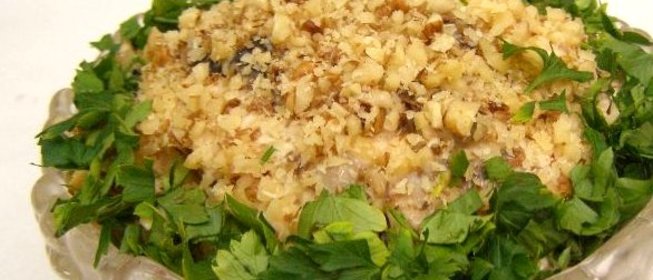 Царский салат с курицей