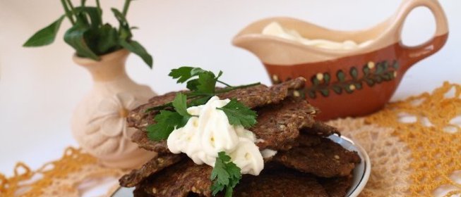 Баклажановые оладьи