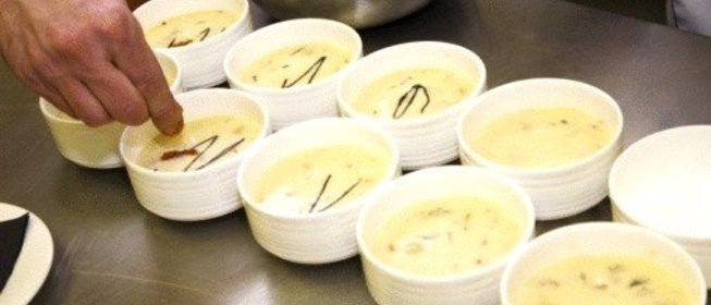 Грибной капучино с мускатным орехом