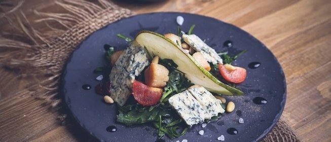 Салат из морского гребешка