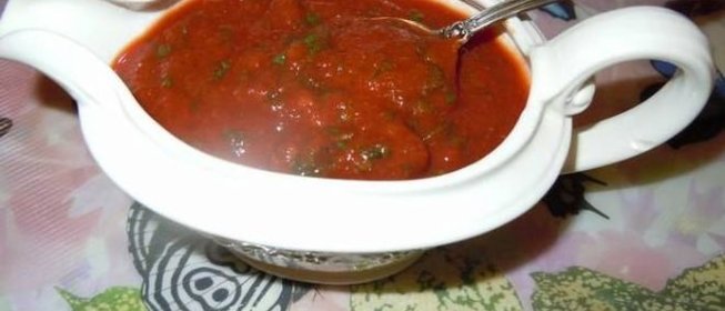 Томатный соус с кинзой