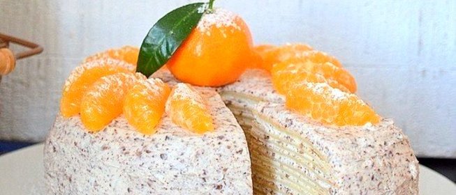 Блинный торт с шоколадом