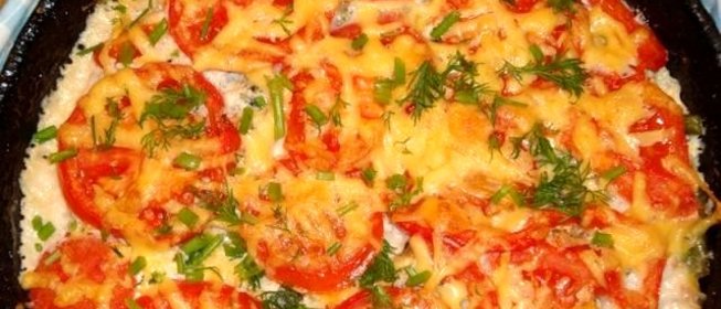 картофельная запеканка с ветчиной и сыром