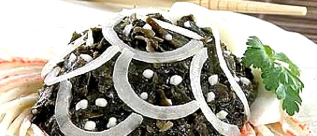Салат из морской капусты