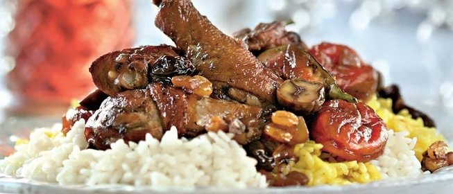 Азербайджанский плов с курицей