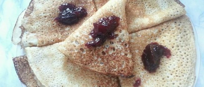 Ажурные блинчики на кефире