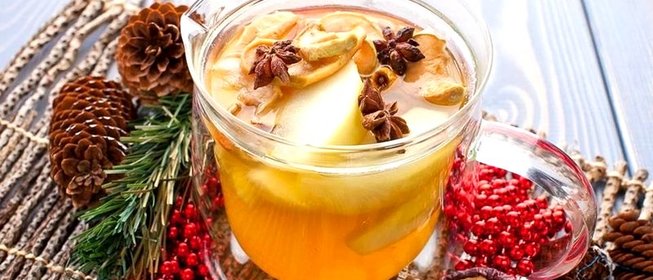 Рождественский фруктовый компот