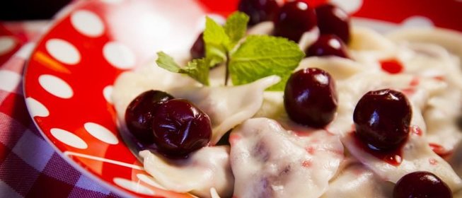 Вареники с вишней