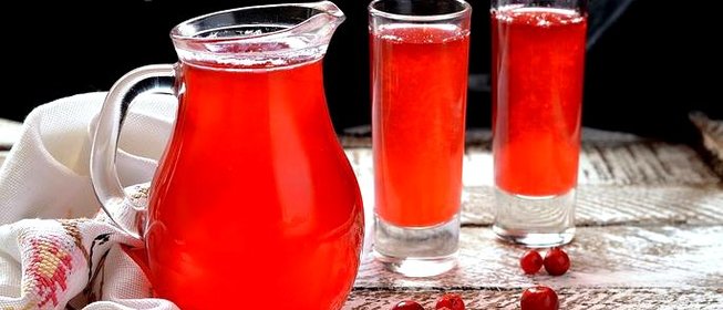 Морс из клюквы