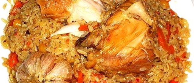 Узбекский плов с курицей