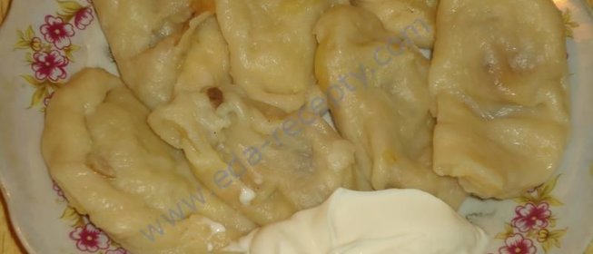 Вареники с картошкой и грибами