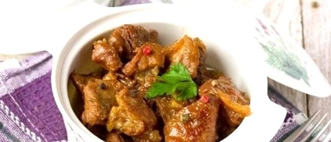 Свинина в медовом соусе