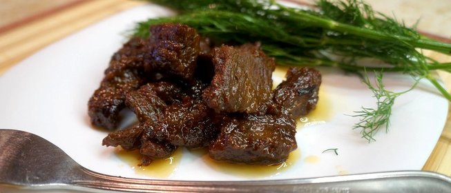 Говядина в кисло-сладком соусе