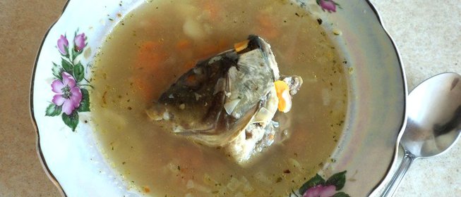 Уха из рыбьих голов