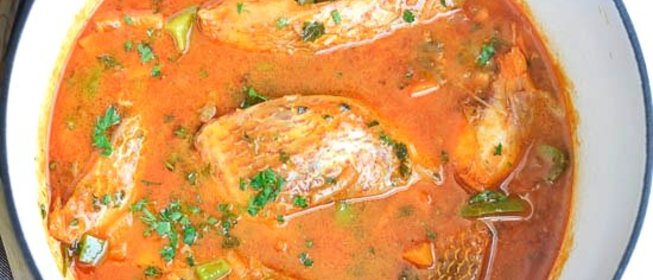 Рыбный суп с томатной пастой