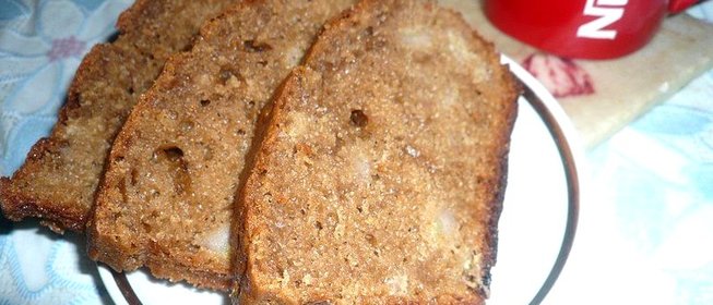 Кекс кофейный с бананом