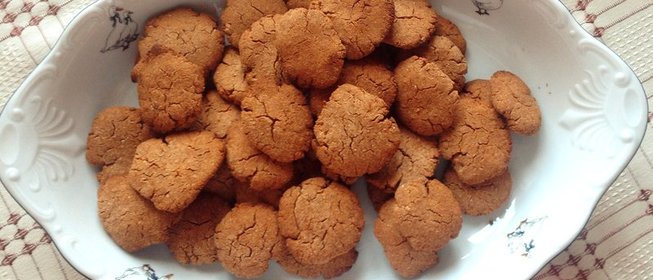 Медово-гречневое печенье