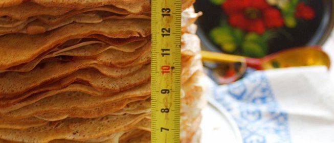 Блинчики на топленом молоке с цельнозерновой мукой