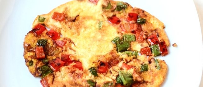 Омлет с перцем