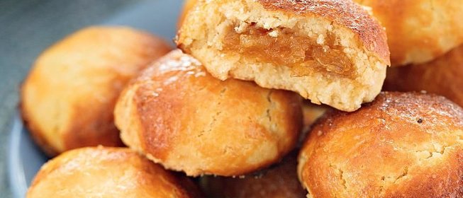 Печенье с ананасовым джемом