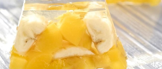 Желе из тропических фруктов