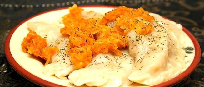 Вареники с капустой