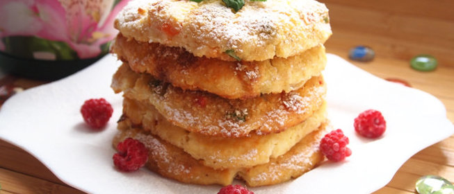 Запеченные сырники с цукатами