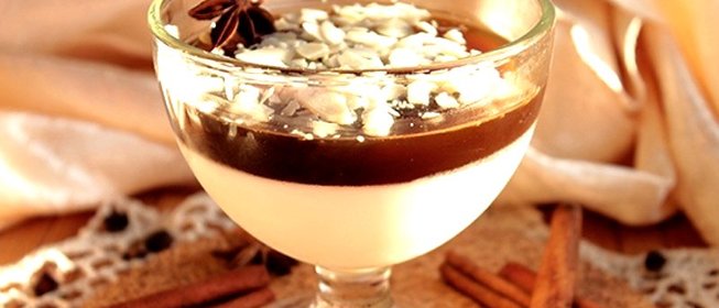 Молочно-кофейное желе