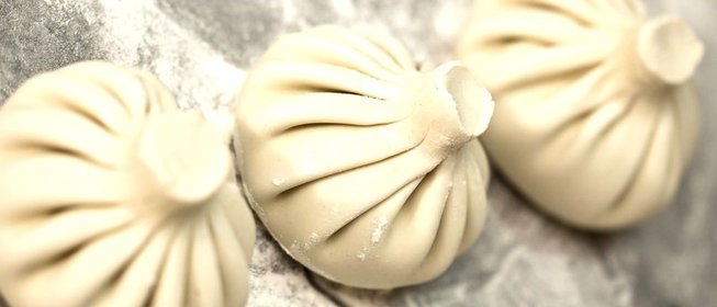 Хинкали от шеф-повара ресторана Мамаlыgа Изо Дзандзава