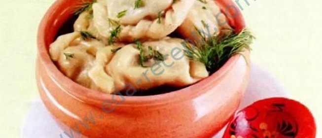 Вареники с фасолью