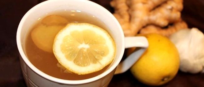 Имбирный чай с чесноком