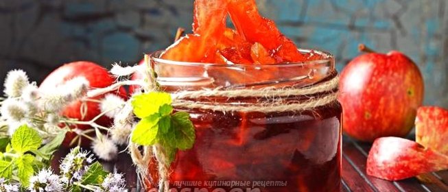 Прозрачное варенье из яблок дольками (янтарное)