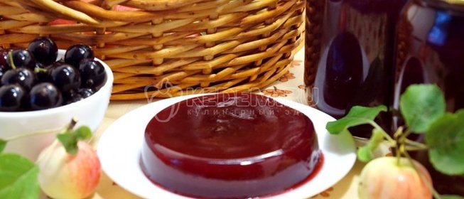 Яблочное повидло со смородиной