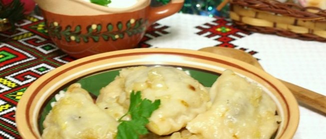 Вареники с капустой